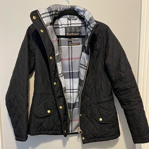 Navy Women’s Barbour Millfire Quilted Jacket